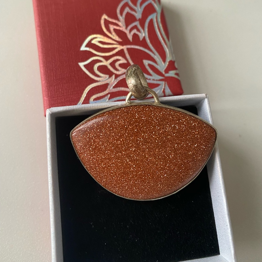 Elegant 925 Silver and Genuine Stone Pendant Necklace 🎁